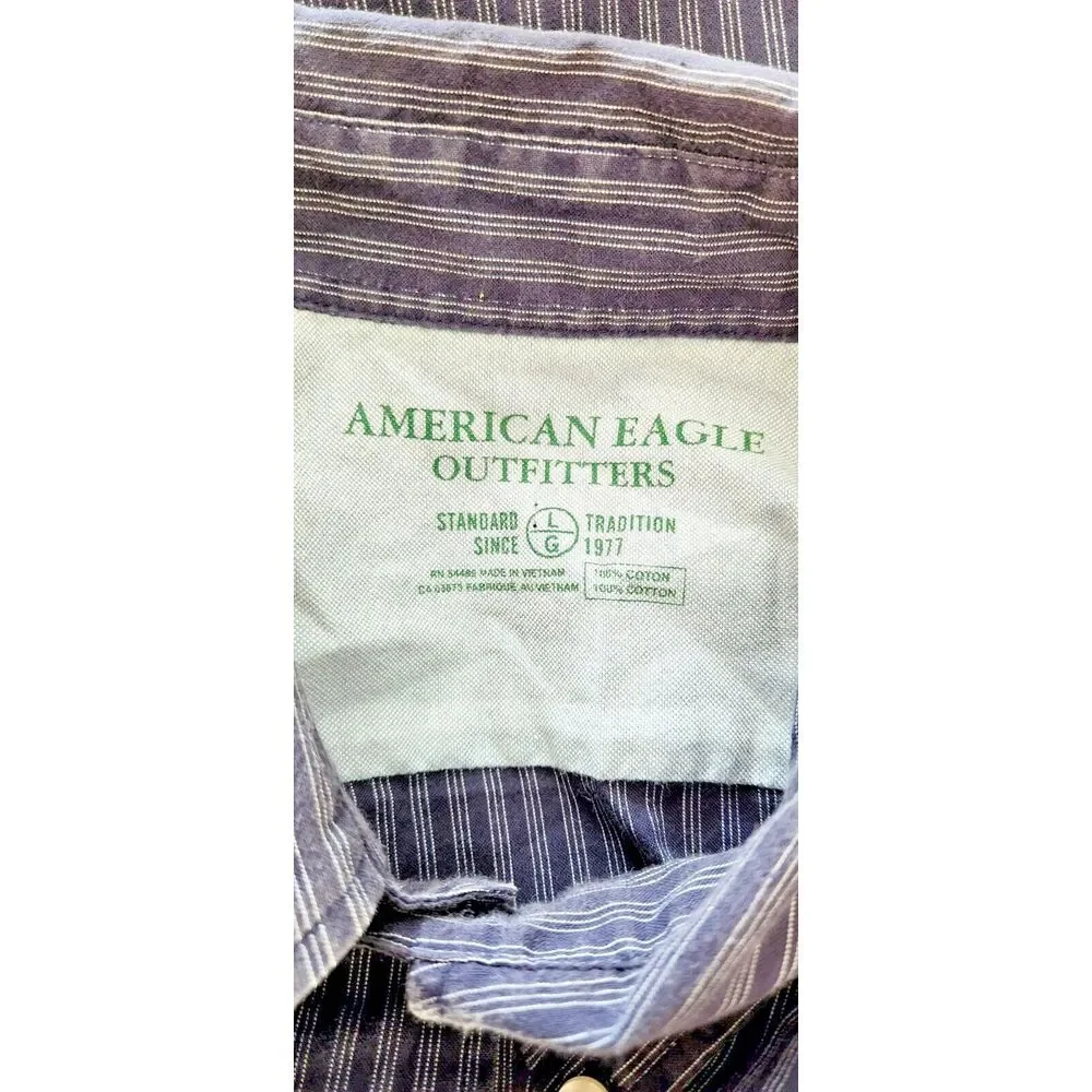 American Eagle Outfitters Button Down Long Sleeve‎ Shirt Size L